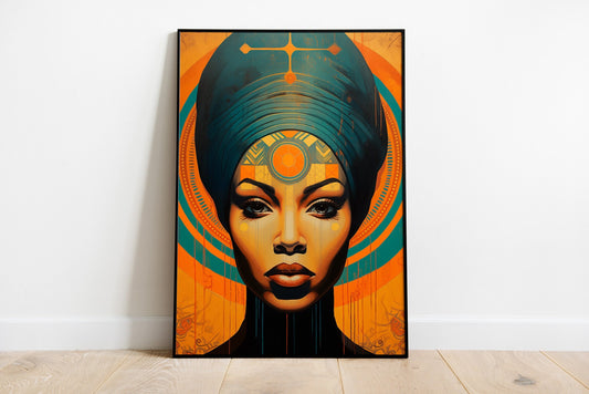 African Goddess Poster