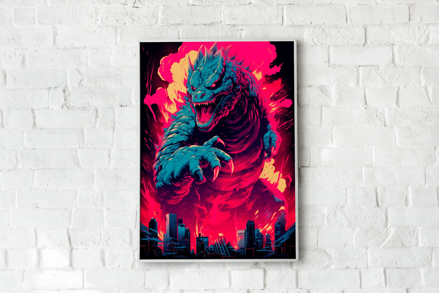 Neon Kaiju Poster