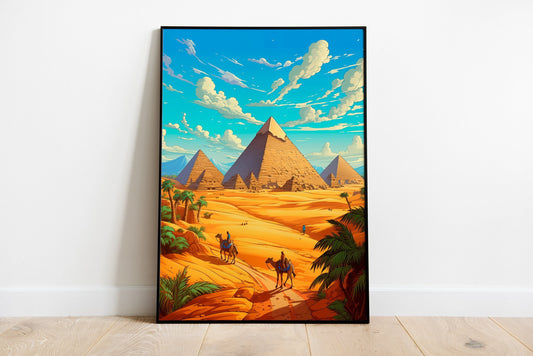 Pyramids of Giza Poster