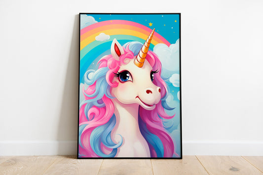 Cute Unicorn Poster