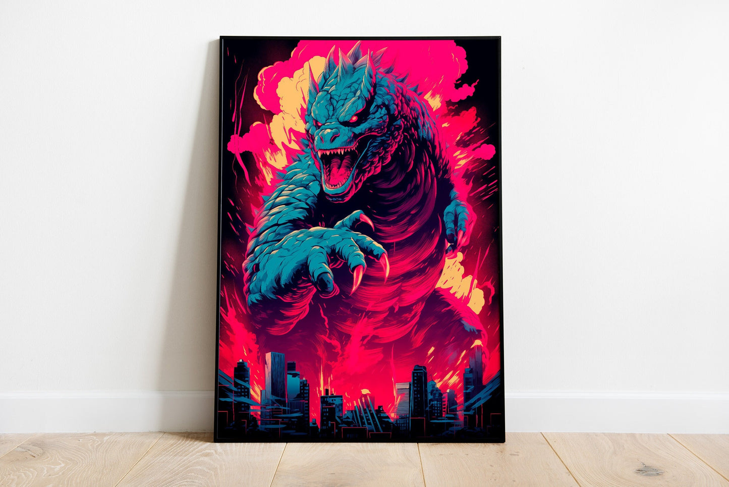 Neon Kaiju Poster