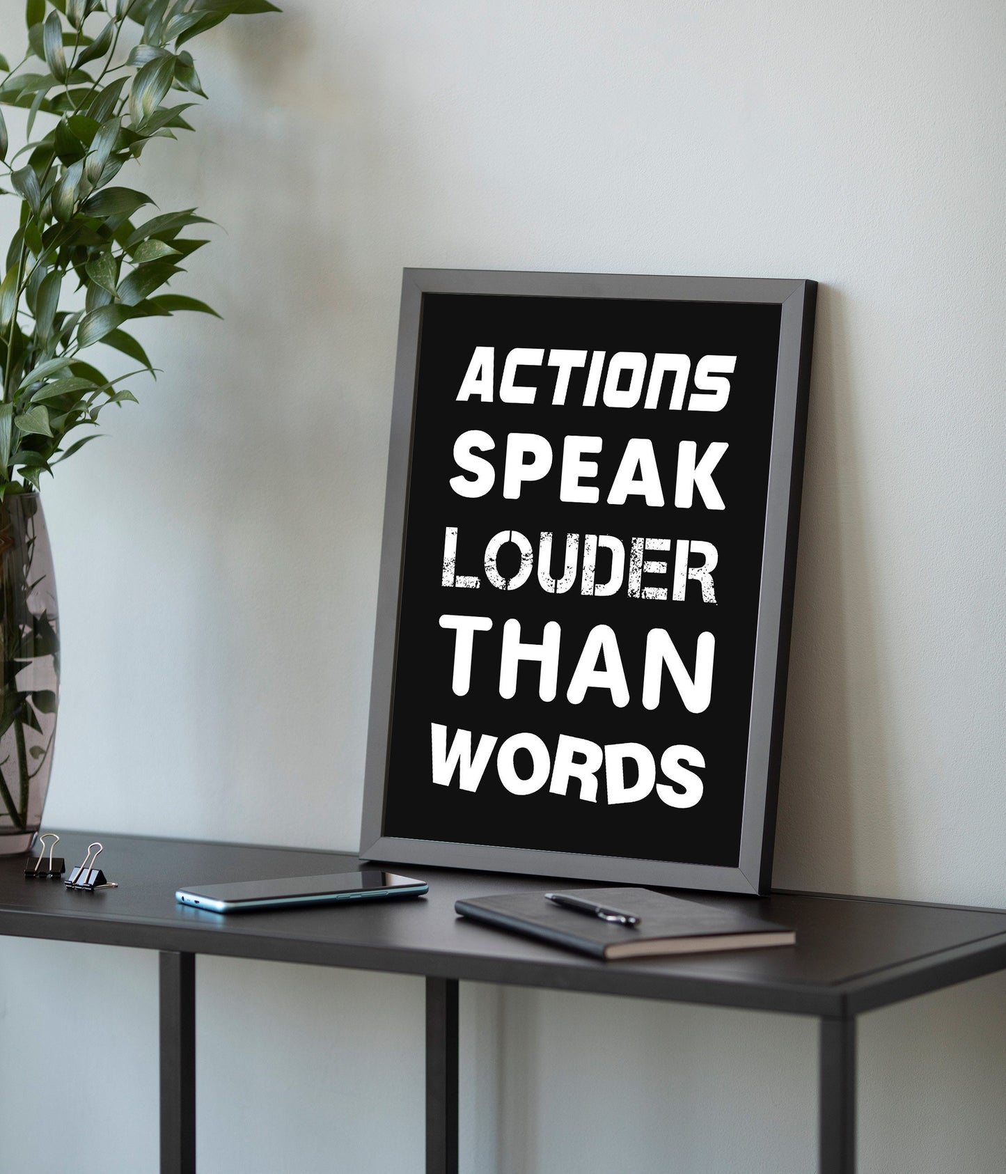 Actions Speak Louder Poster