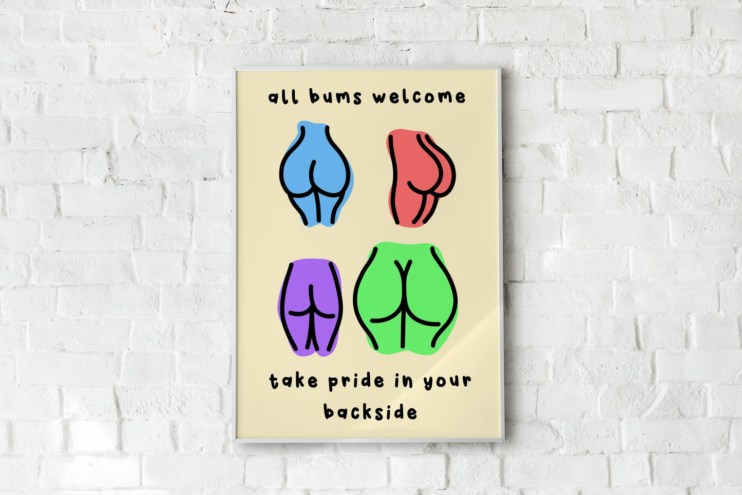 All Bums Welcome Poster