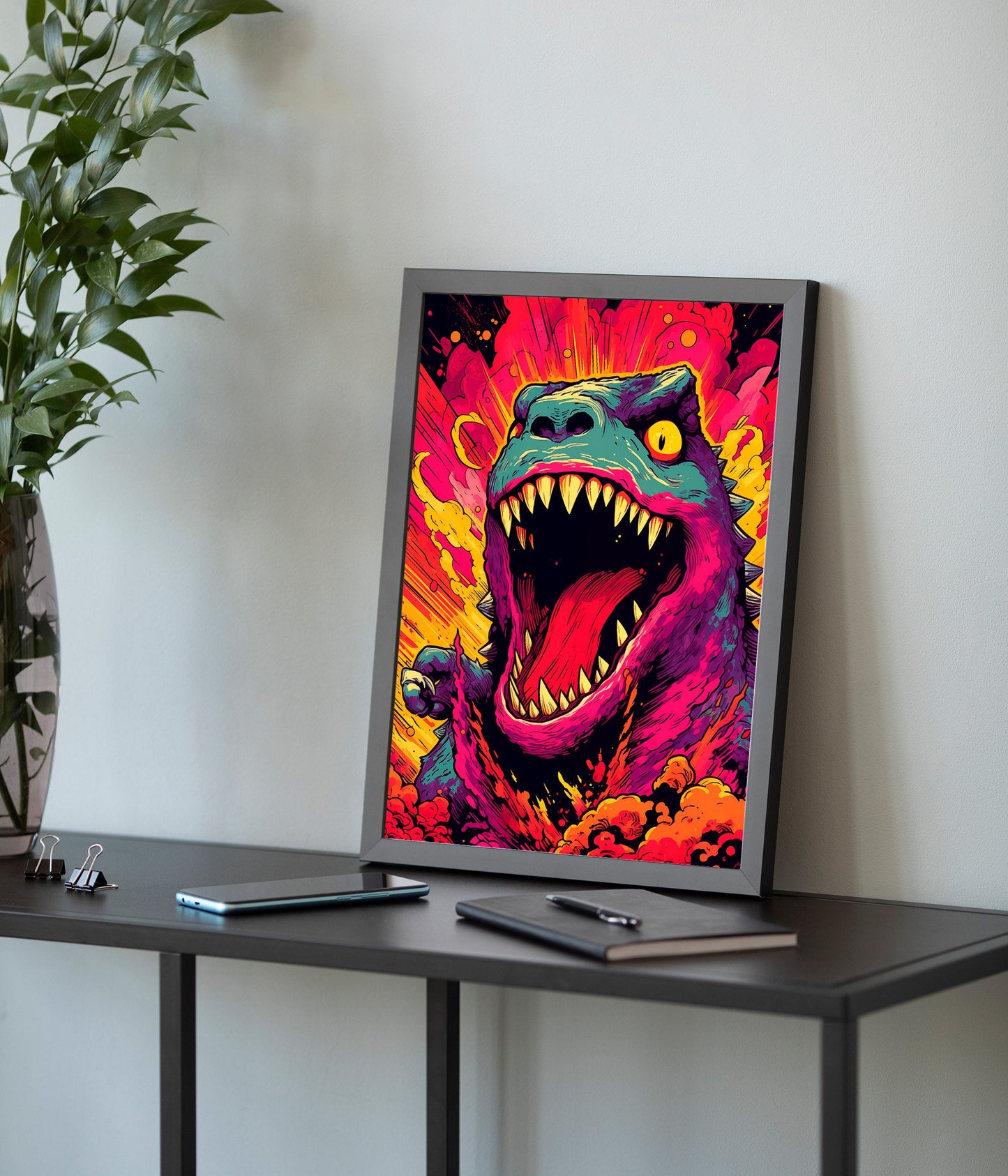 Cartoon Monster Poster