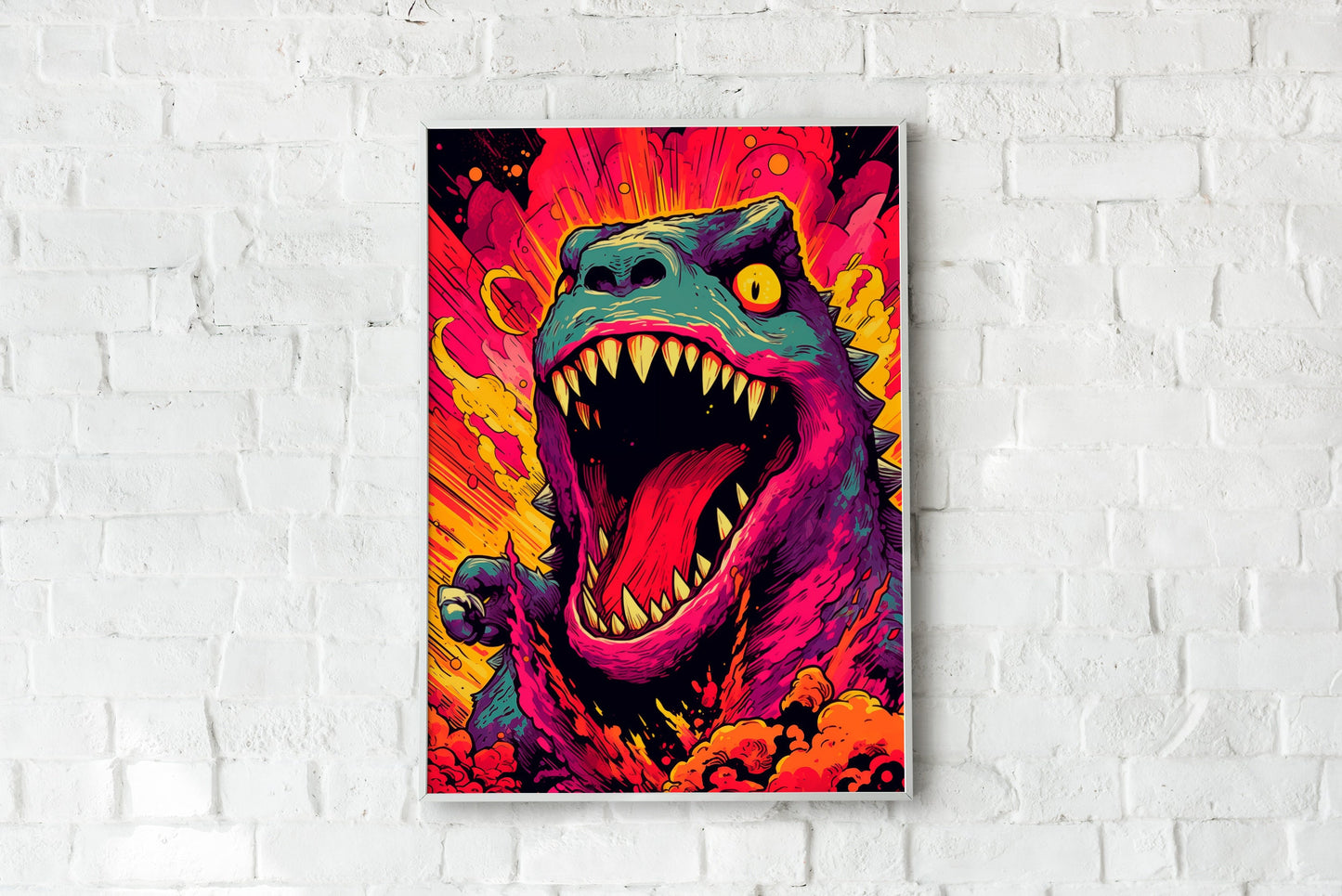 Cartoon Monster Poster