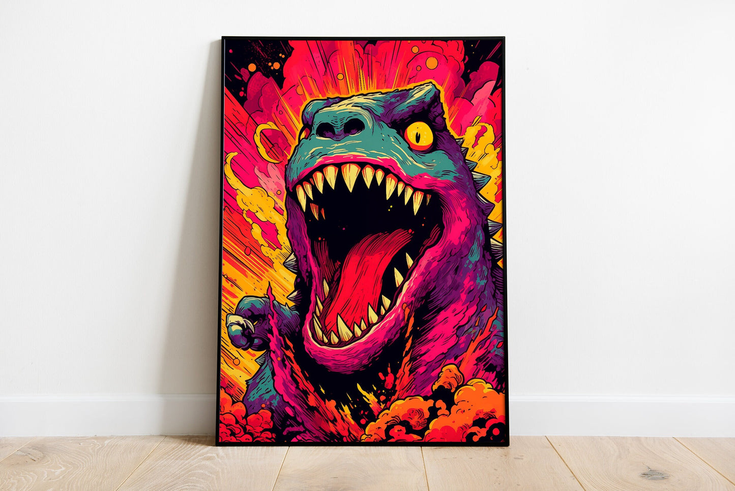 Cartoon Monster Poster