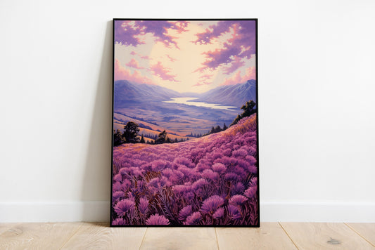 Lavender Valley Poster