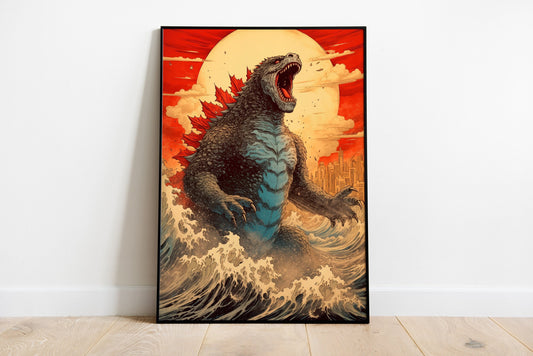 Kaiju Wave Poster