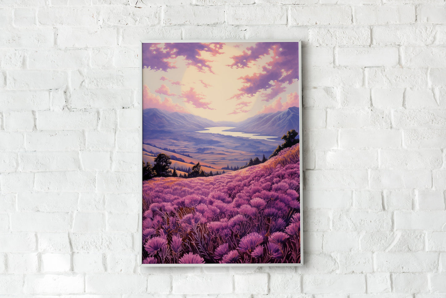 Lavender Valley Poster