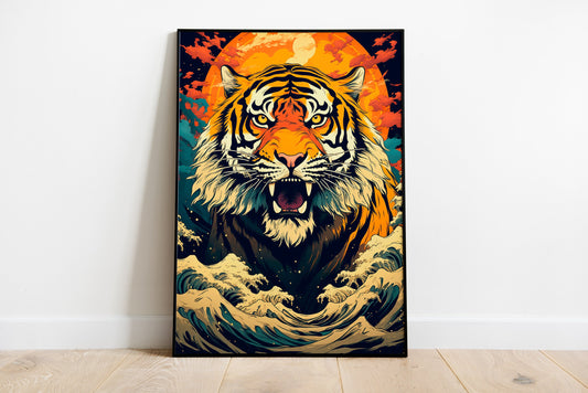 Asian Tiger Poster