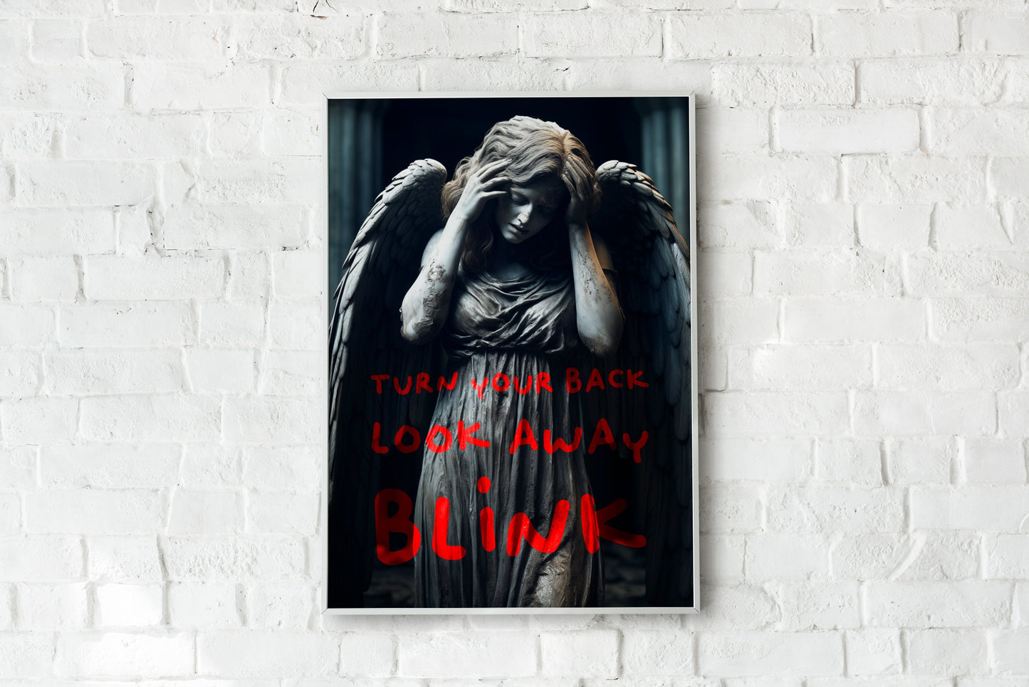 Crying Stone Angel Poster