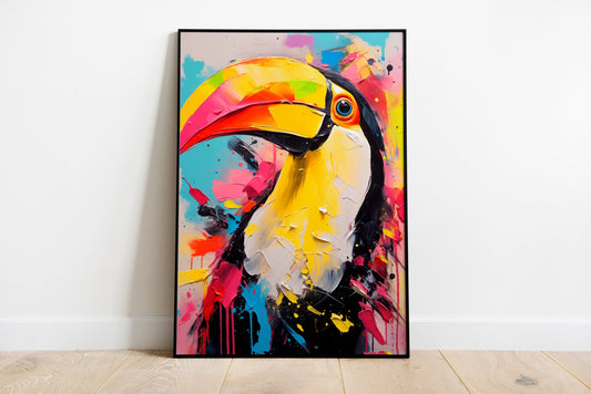 Toucan Abstract Poster