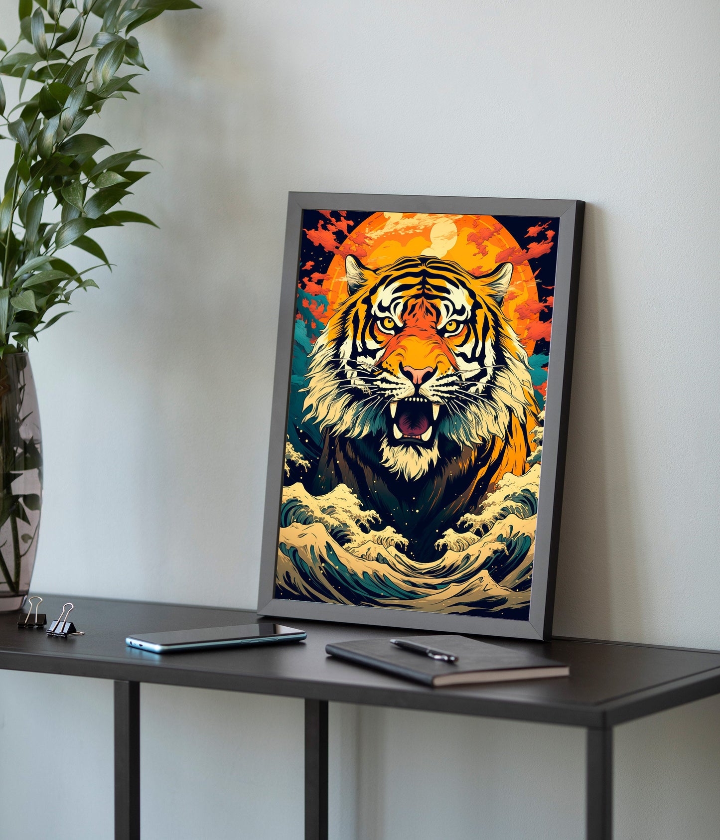 Asian Tiger Poster