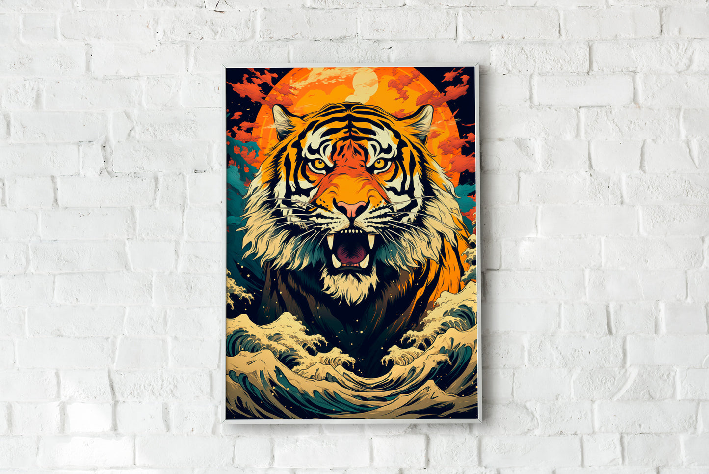 Asian Tiger Poster