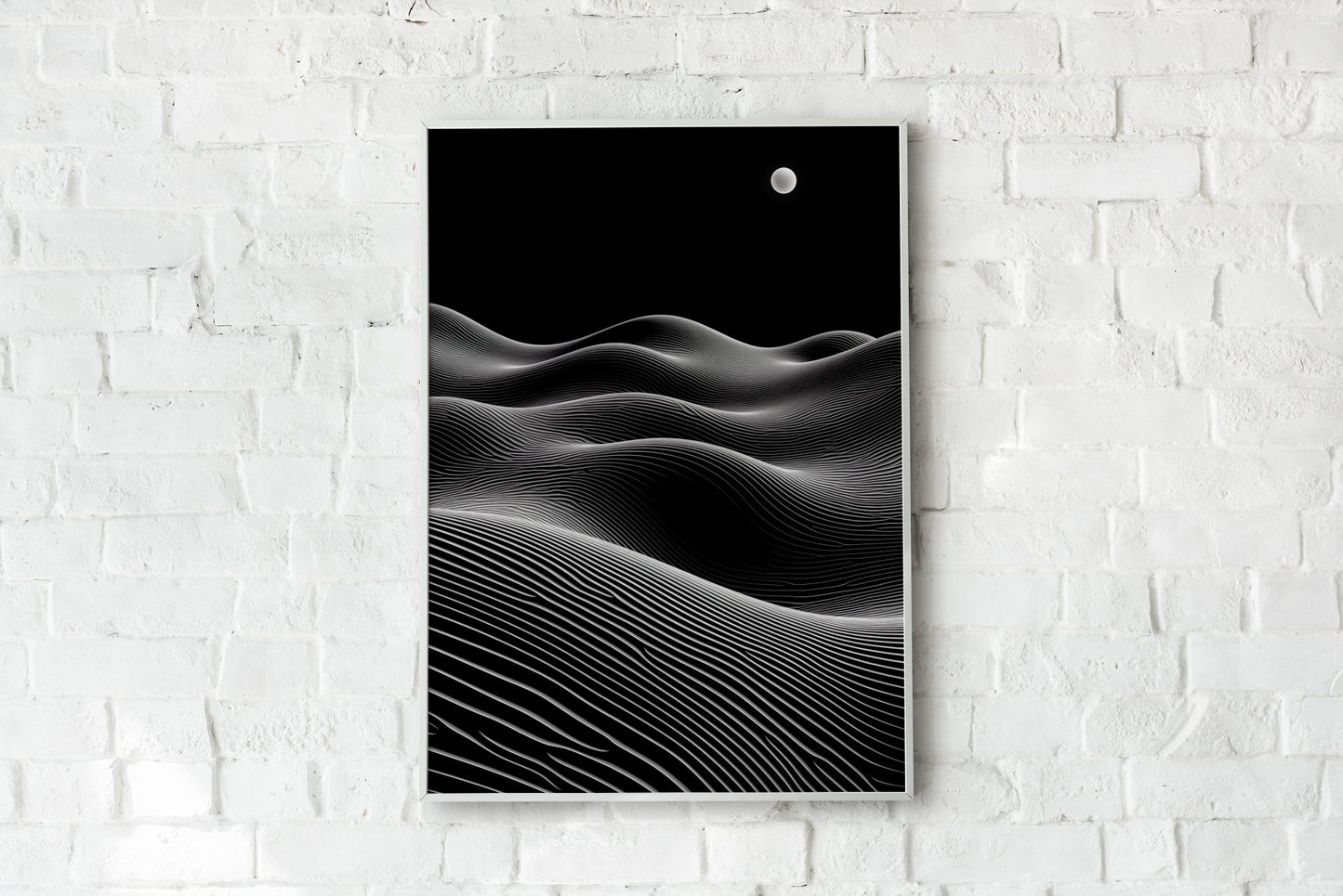 Abstract Dunes Poster