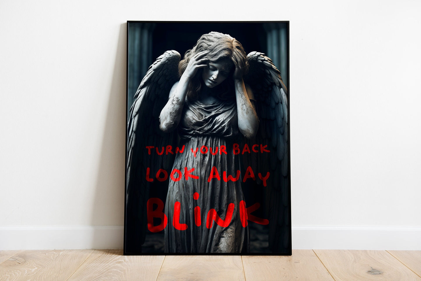 Crying Stone Angel Poster