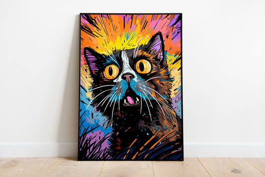 Frenzy Cat Poster