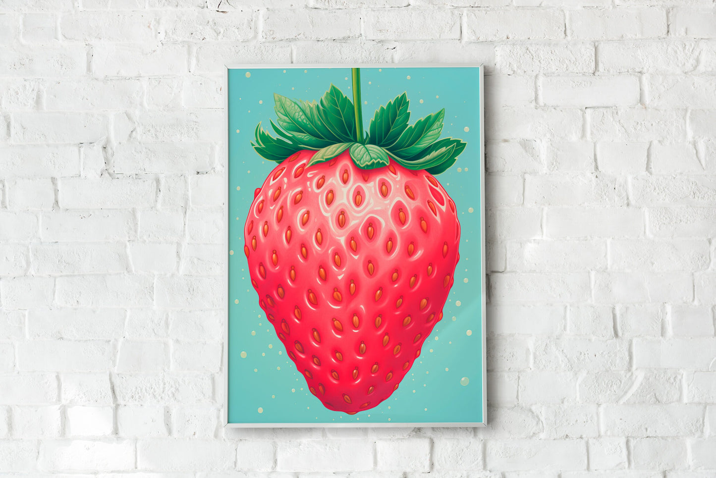 Cute Strawberry Poster