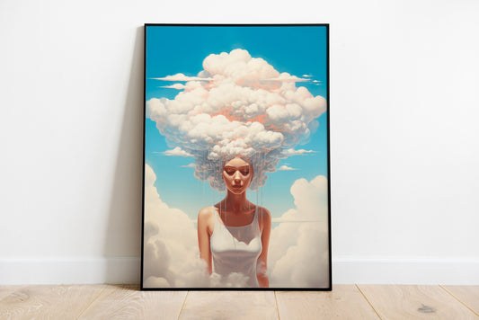 Cloud Woman Poster