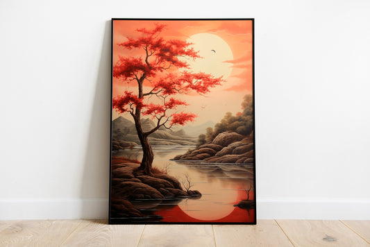 Japan Autumn Poster