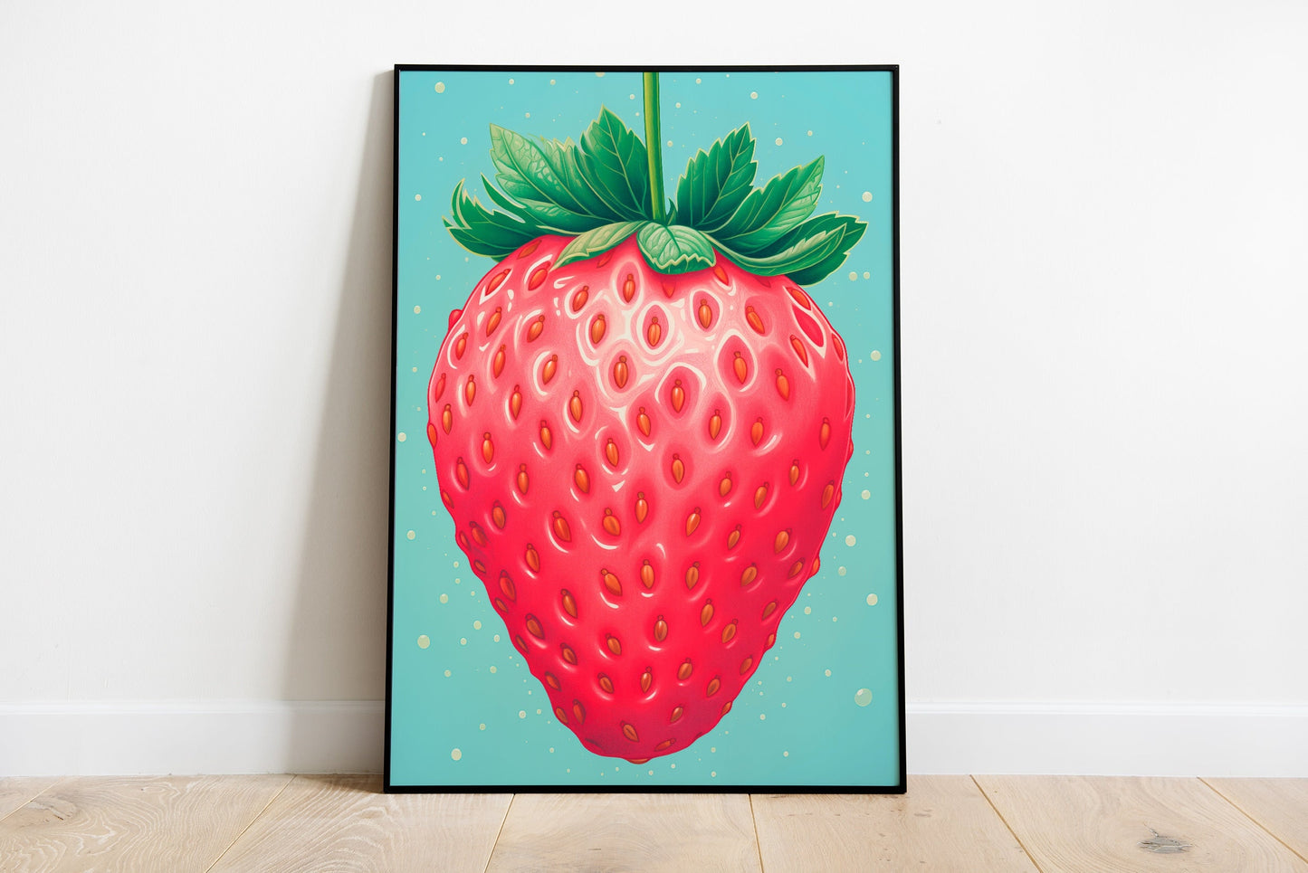 Cute Strawberry Poster