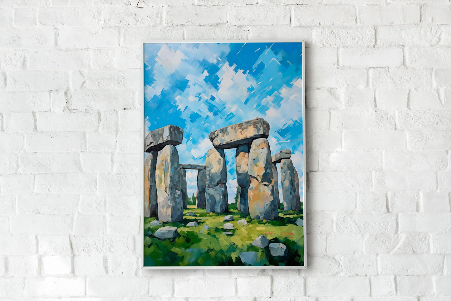 Stonehenge Painting Poster