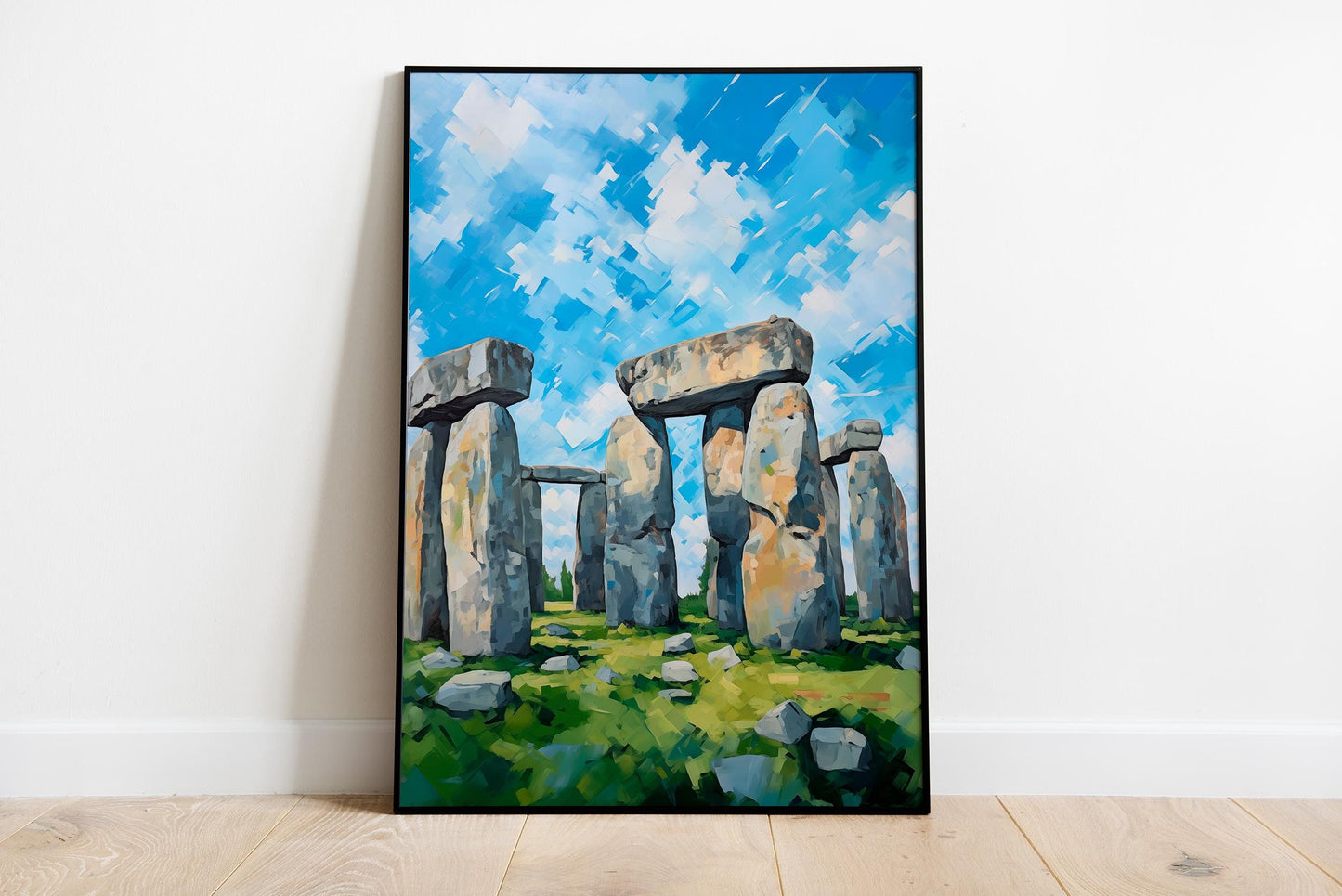 Stonehenge Painting Poster